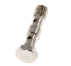 2-Wege-Banjo-Bolzen aus vernickeltem Messing mit G1/8'' Außengewinde L40,5mm [5 Stück]