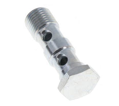 2-Wege-Hohlschraube aus verzinktem Stahl mit G1/4''-Außengewinde L41,5mm [2 Stück]