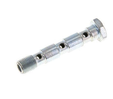 3-fach verzinkte Stahlhohlschraube mit G1/8'' Außengewinde L55mm [2 Stück]