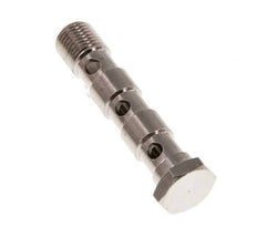 3-Wege-Banjo-schraube aus Messing vernickelt mit G1/4'' Außengewinde L67mm [2 Stück]