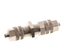 4.3x3 Vernickelte Messing Gerade Aufsteckverschraubung Schott [2 Stück]