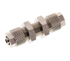 6x4 Vernickelte Messing Gerade Aufsteckverschraubung Schott [2 Stück]