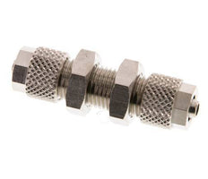 6x4 Vernickelte Messing Gerade Aufsteckverschraubung Schott [2 Stück]