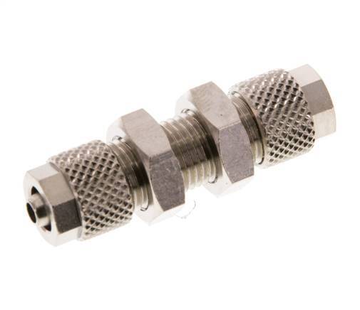 6x4 Vernickelte Messing Gerade Aufsteckverschraubung Schott [2 Stück]