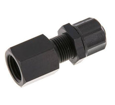 8x6 & G1/4'' Aluminium gerade Aufsteckverschraubung mit Innengewinde Bulkhead