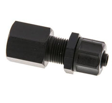 8x6 & G1/4'' Aluminium gerade Aufsteckverschraubung mit Innengewinde Bulkhead