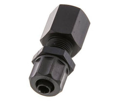 8x6 & G1/4'' Aluminium gerade Aufsteckverschraubung mit Innengewinde Bulkhead