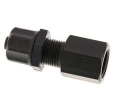 8x6 & G1/4'' Aluminium gerade Aufsteckverschraubung mit Innengewinde Bulkhead