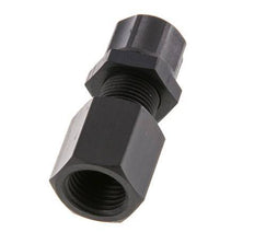 8x6 & G1/4'' Aluminium gerade Aufsteckverschraubung mit Innengewinde Bulkhead