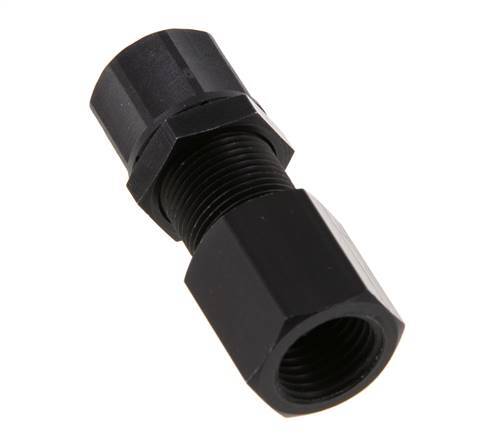 10x8 & G1/4'' Aluminium Gerade Aufsteckverschraubung mit Innengewinde Bulkhead