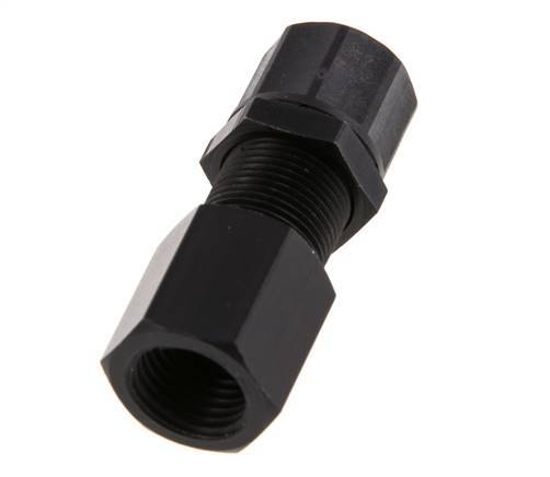 10x8 & G1/4'' Aluminium Gerade Aufsteckverschraubung mit Innengewinde Bulkhead
