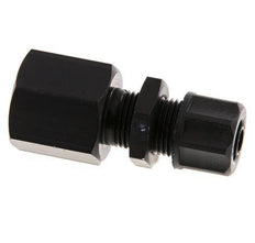 8x6 & G3/8'' Aluminium gerade Aufsteckverschraubung mit Innengewinde Bulkhead
