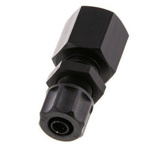 8x6 & G3/8'' Aluminium gerade Aufsteckverschraubung mit Innengewinde Bulkhead