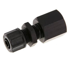 8x6 & G3/8'' Aluminium gerade Aufsteckverschraubung mit Innengewinde Bulkhead