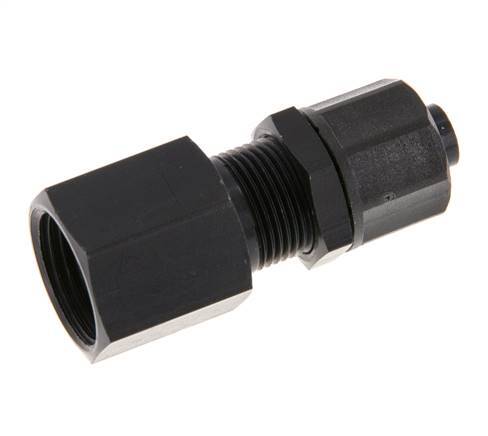 10x8 & G3/8'' Aluminium Gerade Aufsteckverschraubung mit Innengewinde Bulkhead