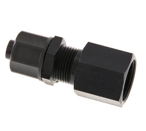 10x8 & G3/8'' Aluminium Gerade Aufsteckverschraubung mit Innengewinde Bulkhead