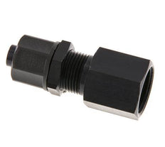 10x8 & G3/8'' Aluminium Gerade Aufsteckverschraubung mit Innengewinde Bulkhead