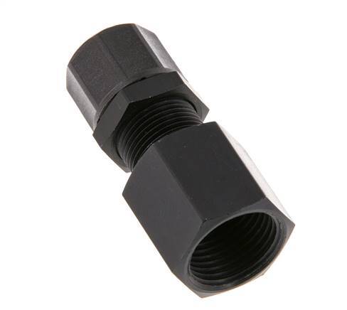 10x8 & G3/8'' Aluminium Gerade Aufsteckverschraubung mit Innengewinde Bulkhead