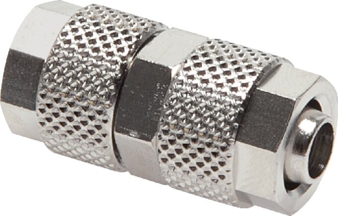 10x8 & 8x6 Nickel plated Brass Straight Push-on Fitting [2 Pieces]