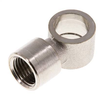 G1/4'' Vernickelter Messing Banjo Fitting mit Innengewinde [2 Stück]