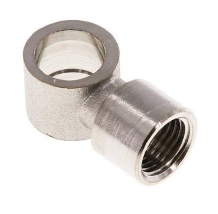 G1/4'' Vernickelter Messing Banjo Fitting mit Innengewinde [2 Stück]