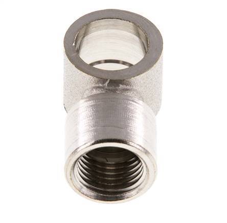 G1/4'' Vernickelter Messing Banjo Fitting mit Innengewinde [2 Stück]