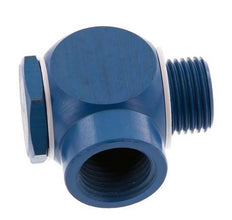 G1/2'' Aluminium Banjo Fitting mit Außen- und Innengewinde mit Hohlschraube mit O-Ring drehbar