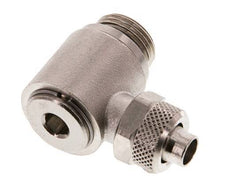 10x8 & G3/8'' Vernickelter Messing-Winkelsteckfitting mit Außengewinde Drehbarer Innensechskant