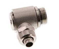 10x8 & G3/8'' Vernickelter Messing-Winkelsteckfitting mit Außengewinde Drehbarer Innensechskant