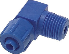 11.6x9 & R1/4'' PVC Elbow Push-on Fitting with Male Threads [5 Pieces]
