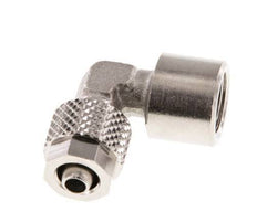 6x4 & G1/8'' Vernickeltes Messing Winkel Aufsteckfitting mit Innengewinde [2 Stück]