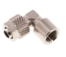 8x6 & G1/8'' Vernickeltes Messing Winkel Aufsteckfitting mit Innengewinde [5 Stück]