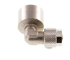 6x4 & G1/4'' vernickeltes Messing-Winkelstück zum Aufstecken mit Innengewinde [2 Stück]