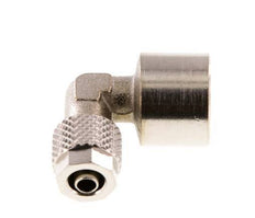 6x4 & G1/4'' vernickeltes Messing-Winkelstück zum Aufstecken mit Innengewinde [2 Stück]