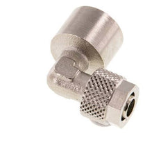 8x6 & G1/4'' vernickeltes Messing-Winkelstück zum Aufstecken mit Innengewinde [2 Stück]
