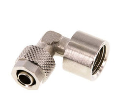 8x6 & G1/4'' vernickeltes Messing-Winkelstück zum Aufstecken mit Innengewinde [2 Stück]