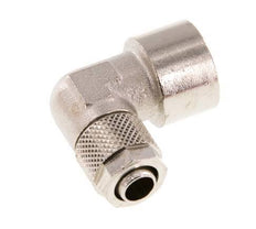 10x8 & G3/8'' Vernickeltes Messing-Winkelstück zum Aufstecken mit Innengewinde