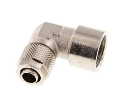 10x8 & G3/8'' Vernickeltes Messing-Winkelstück zum Aufstecken mit Innengewinde