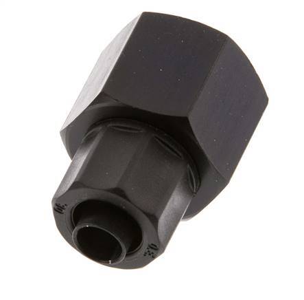 10x8 & G3/8'' Aluminium Aufsteckverschraubung mit Innengewinde [2 Stück]