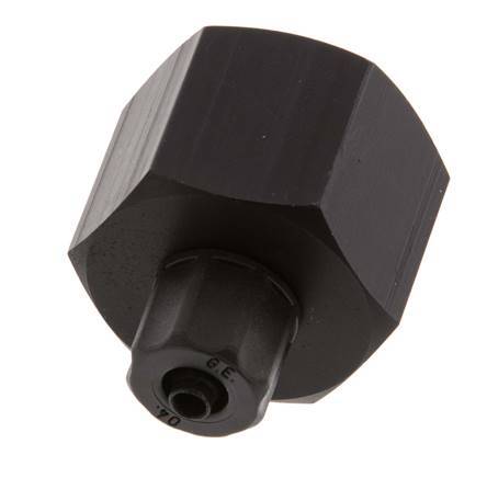6x4 & G1/2'' Aluminium Aufsteckverschraubung mit Innengewinde