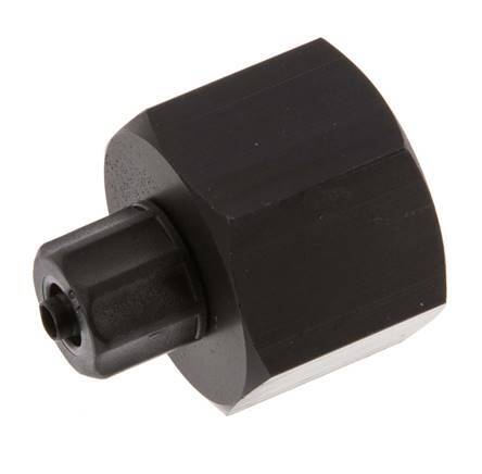 6x4 & G1/2'' Aluminium Aufsteckverschraubung mit Innengewinde