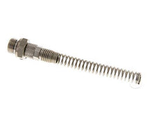 6x4 & G1/4'' Vernickeltes Messing Gerade Aufsteckverschraubung mit Außengewinde Knickschutz [2 Stück]