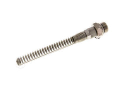 6x4 & G1/4'' Vernickeltes Messing Gerade Aufsteckverschraubung mit Außengewinde Knickschutz [2 Stück]