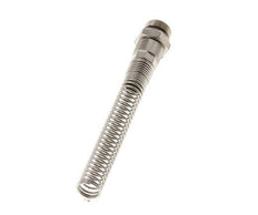 10x8 & G3/8'' Vernickeltes Messing Gerade Aufsteckverschraubung mit Außengewinde Knickschutz [2 Stück]