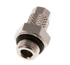 4.3x3 & G1/8'' Nickel plated Brass Straight Push-on Fitting with Male Threads NBR [5 Pieces]