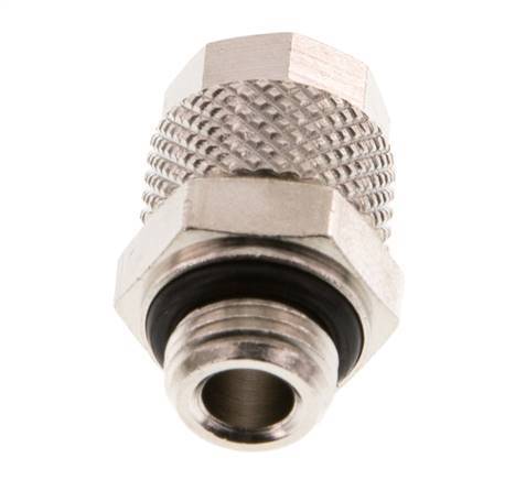 8x6 & G1/8'' Nickel plated Brass Straight Push-on Fitting with Male Threads NBR [5 Pieces]