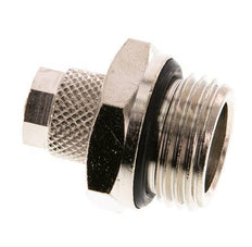 8x6 & G1/2'' Nickel plated Brass Straight Push-on Fitting with Male Threads NBR [2 Pieces]