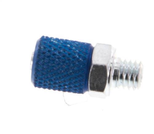 4.3x3 & M5 Aluminium gerade Aufsteckverschraubung mit Außengewinde [5 Stück]