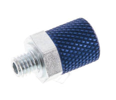 6x4 & M5 Aluminum Straight Push-on Fitting with Male Threads [5 Pieces]