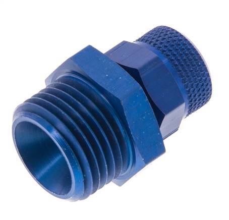 11.6x9 & G1/2'' Aluminum Straight Push-on Fitting with Male Threads